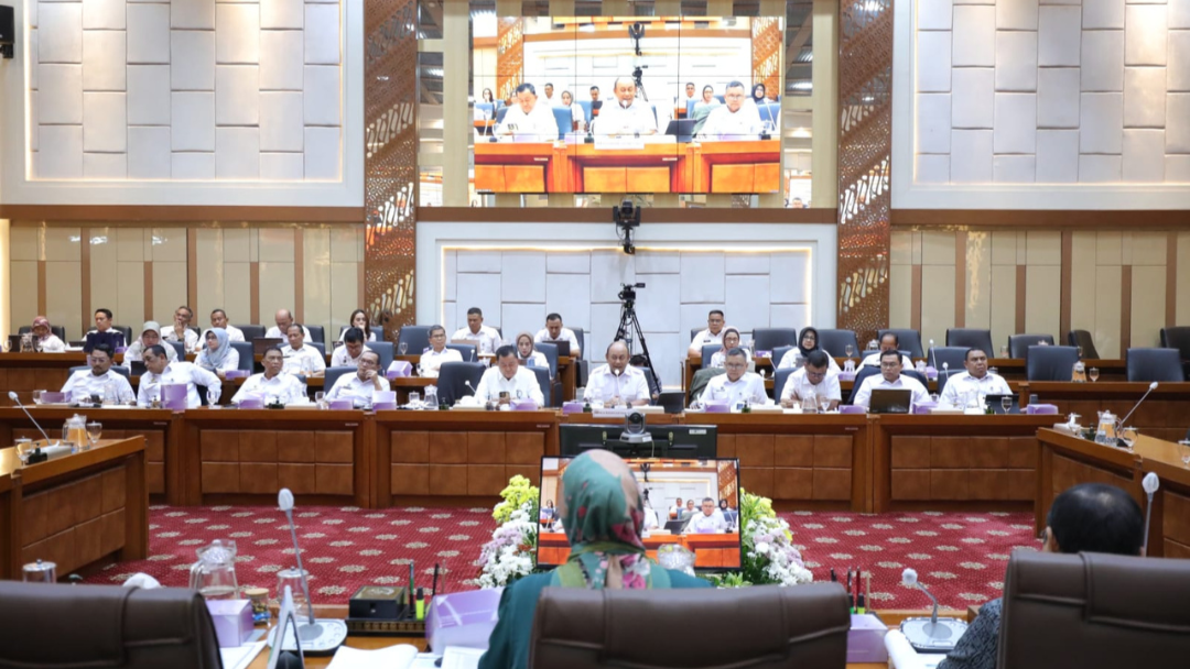 Rapat dengan Komisi IX DPR, BGN Labuhanbatu Paparkan Progres MBG 