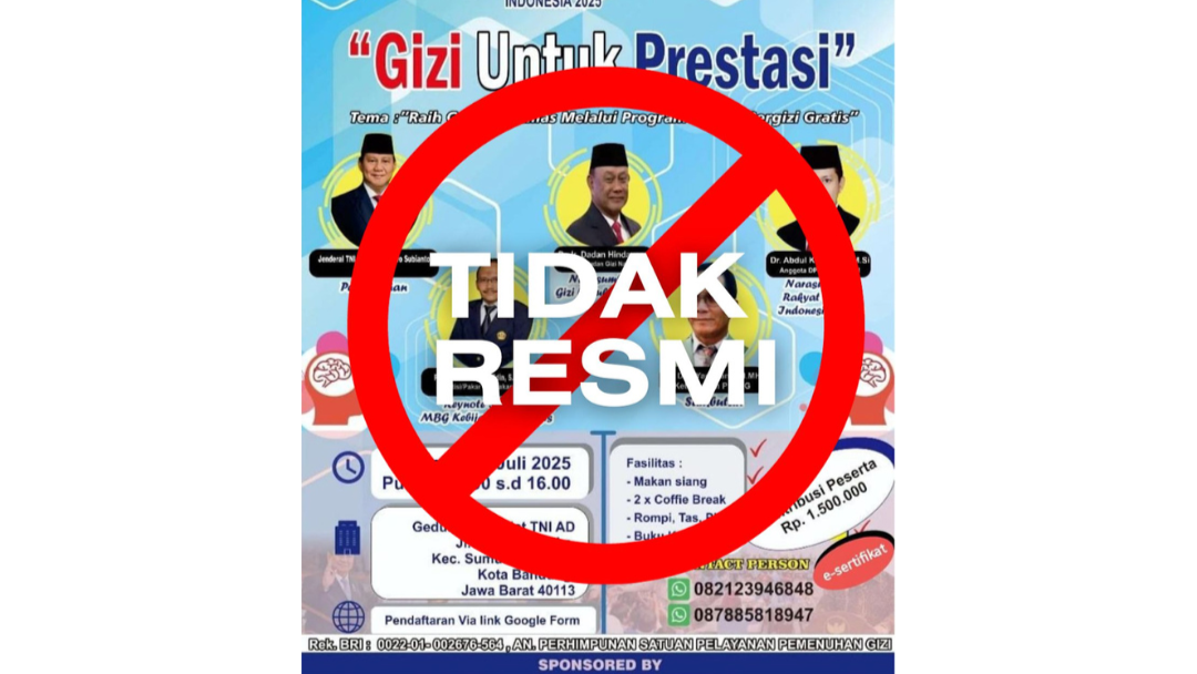 BGN Labuhanbatu Tegaskan Kegiatan Deklarasi dan Seminar PSPPG di Bandung Bukan Kegiatan Resmi