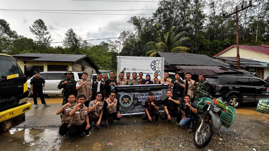 BGN Labuhanbatu Acungi Jempol Aksi Mandiri SPPI Sumut Bantu Korban Bencana